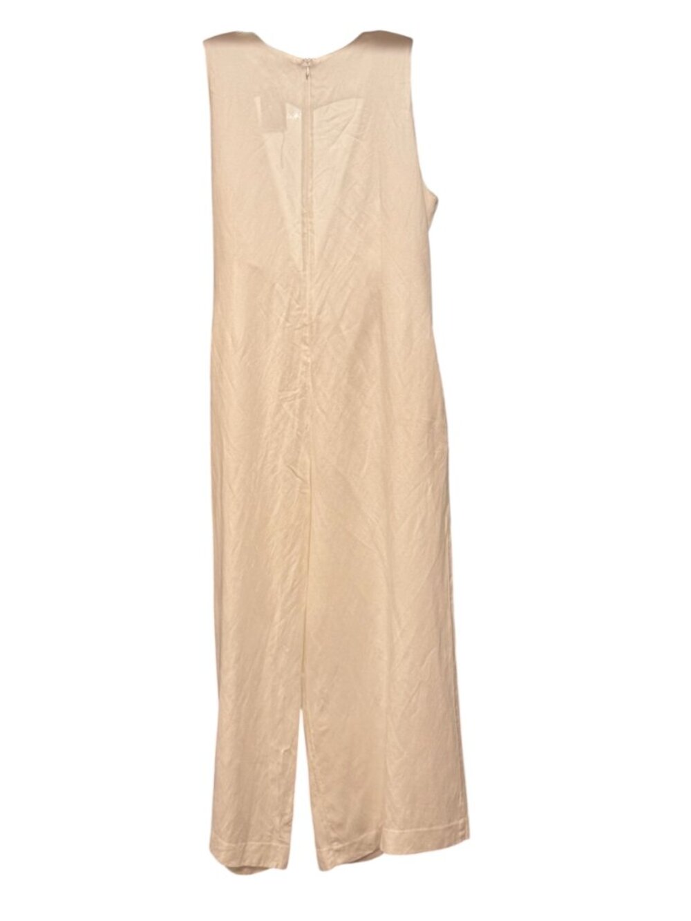 Rosetta Getty Collective White Apron Jumpsuit Size 14 - Picture 5 of 12